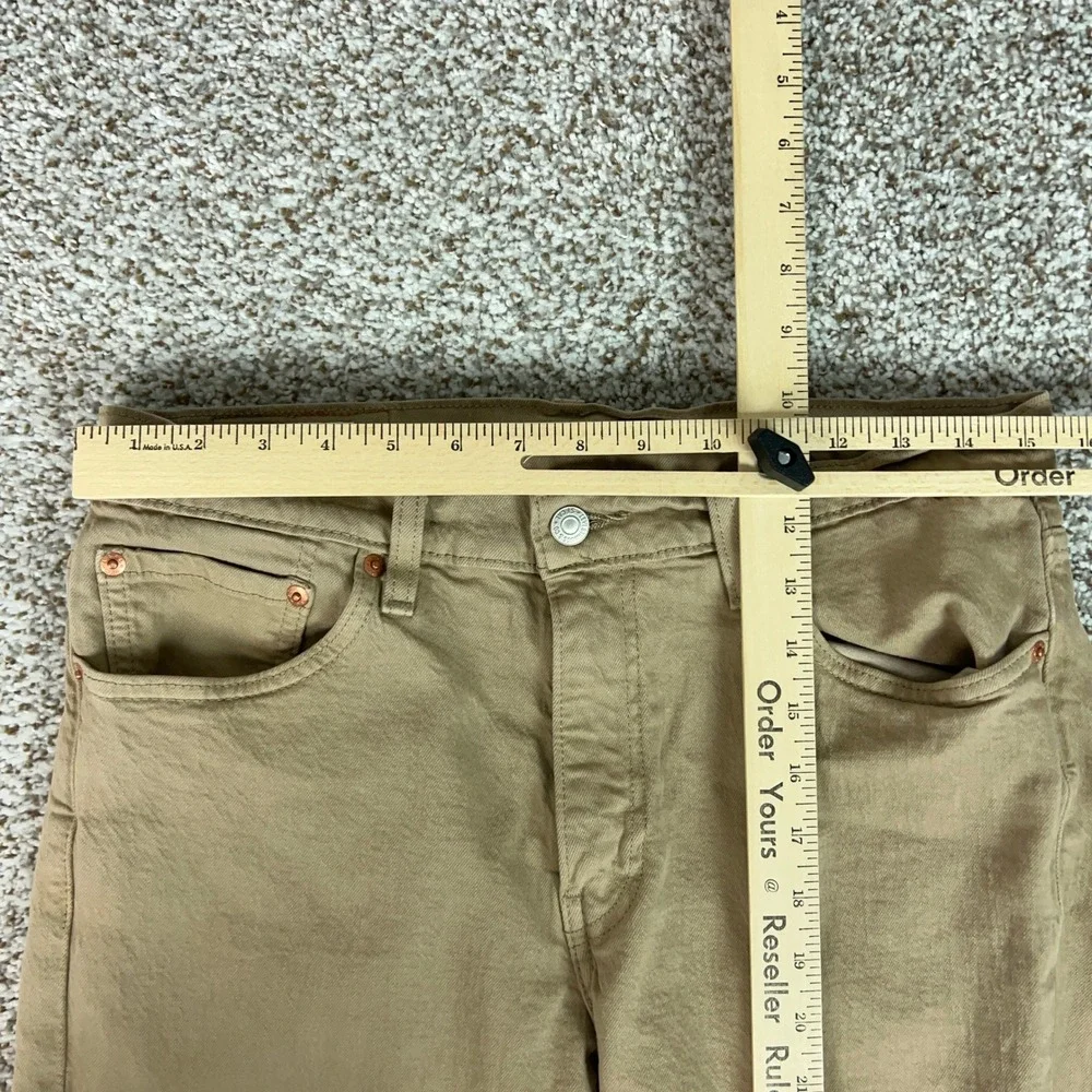 Levis 511 Jeans Mens 32x32 Tan Khaki Slim Fit Casual Premium Twill Work Basic